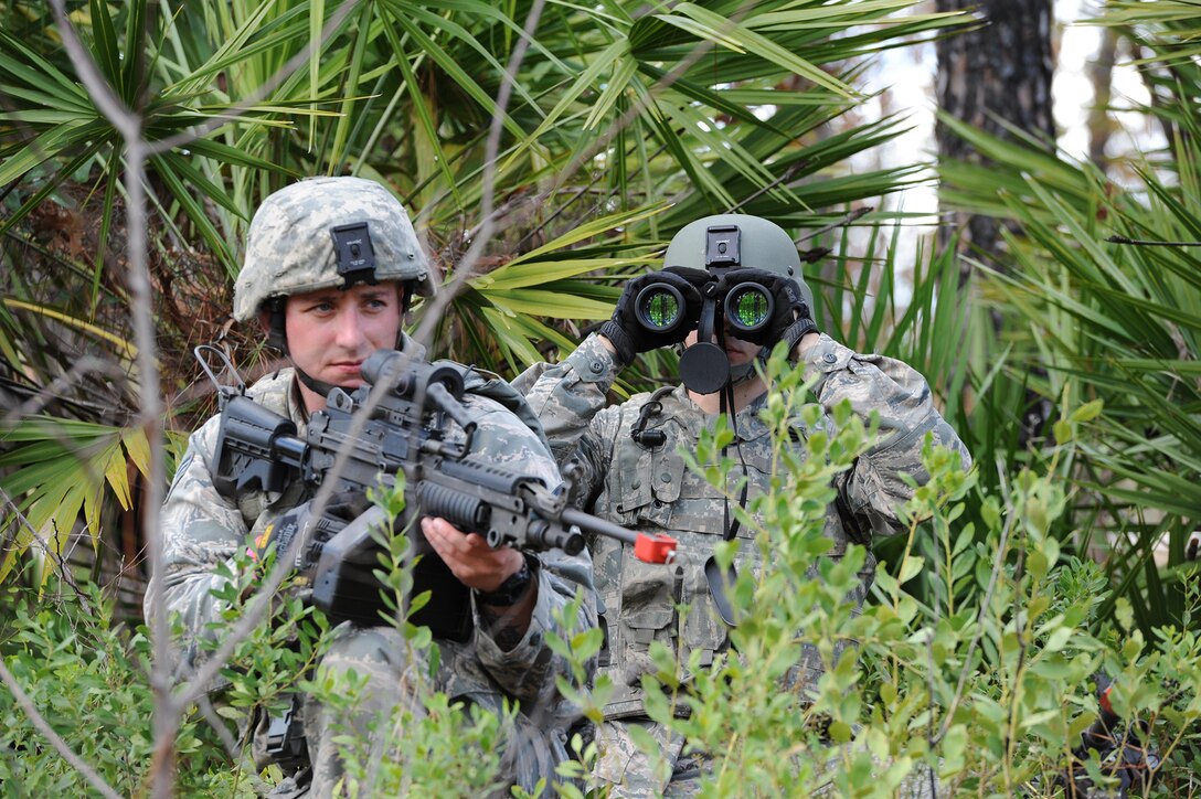 Members of the 927th Security Forces Squadron at MacDill Air Force Base, Florida, participated in a week-long training exercise at Camp Blanding Joint Training Center in Starke, Florida, Jan. 9-13. The exercise included multiple scenarios that evaluated the defenders’ response to a variety of base threats. (Tech. Sgt. Peter Dean)