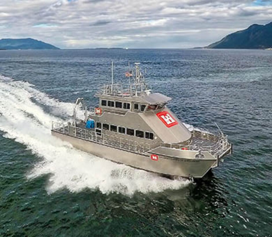 The U.S. Army Corps of Engineers' Marine Design Center designed and managed construction of a new hydrographic Survey Vessel for the Philadelphia District. The vessel was recently loaded onto a  ship on the west coast and will be transported to Fort Mifflin in Philadelphia. It will be used to survey the federal channel of the Delaware River and Bay and the Chesapeake and Delaware Canal. 