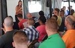 The first rotation of Beyond the Horizon, or BTH, exercise personnel arrived in Belize March 25. BTH is a U.S. Southern Command-sponsored exercise that U.S. Army South manages. Chargé d'Affaires Adrienne Galanek, from the U.S. Embassy in Belize, spoke with incoming U.S. service members on the importance of the exercise to the continuing relationship between the U.S and Belize March 25 at Price Barracks, Belize. Following her brief, Galanek was given a tour of the BTH17 operations base and its facilities.