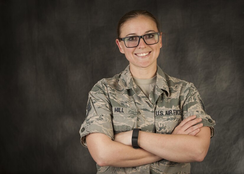 Staff Sgt. Keisha Hill, a Sexual Assault Prevention and Response Victim Advocate and a 49th Maintenance Squadron munitions support equipment supervisor, poses for a photo at Holloman Air Force Base, N.M. on March 24, 2017. Hill has been volunteering as a VA since 2006 and was recently recognized as Air Combat Command’s 2016 Volunteer Victim Advocate of the year. “You cannot do this job if you are just here for a bullet or to look good. This job will break your heart. You are helping someone at a very vulnerable time in their lives, and it will make you both hate and love mankind.” (U.S. Air Force photo by Airman 1st Class Alexis P. Docherty) 