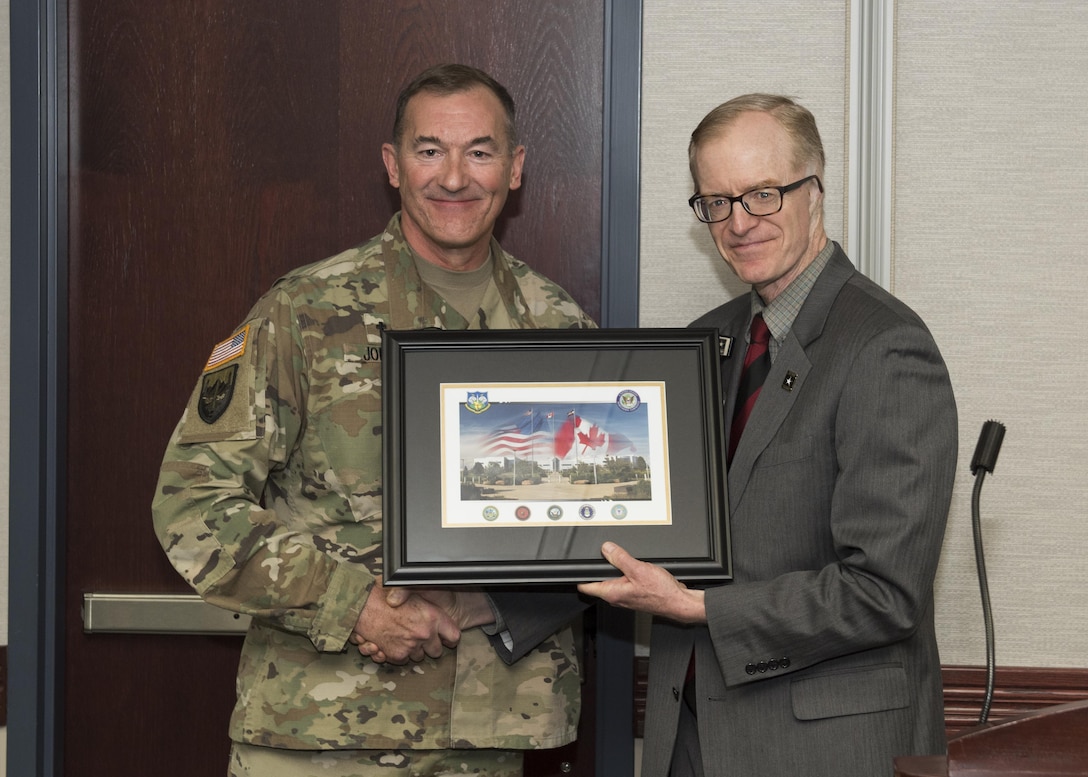 The NORAD and USNORTHCOM Office of the Command Chaplain at held a religious affairs workshop titled  "Embracing Complexity-Navigating Uncertainty" March 23, 2017. The three-day event focused on strengthening 
relationships and interoperability with military mission partners. Attendees included the National Guard, National Guard Bureau, the Royal Bahamas Defence Force Command Chaplain, Canadian Armed Forces Chaplain General Representative, NORAD & USNORTHCOM Region, and Component and Subordinate Command Chaplains.
