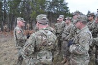 Lt. Gen. Charles D. Luckey visits America's Army Reserve Soldiers at Operation Cold Steel March 26 -28, 2017. During the visit he emphasized the importance of the historic operation and praised the tremendous efforts of all Soldiers that were participating. "Operation Cold Steel directly gets at our Tribe's vision of being the most capable, combat-ready and lethal ‎federal reserve force in the history of our nation," said Luckey. (U.S. Army Reserve photo by Maj. LeVar Armstrong)