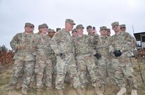 Lt. Gen. Charles D. Luckey visits America's Army Reserve Soldiers at Operation Cold Steel March 26 -28, 2017. During the visit he emphasized the importance of the historic operation and praised the tremendous efforts of all Soldiers that were participating. "Operation Cold Steel directly gets at our Tribe's vision of being the most capable, combat-ready and lethal ‎federal reserve force in the history of our nation," said Luckey. (U.S. Army Reserve photo by Maj. LeVar Armstrong)