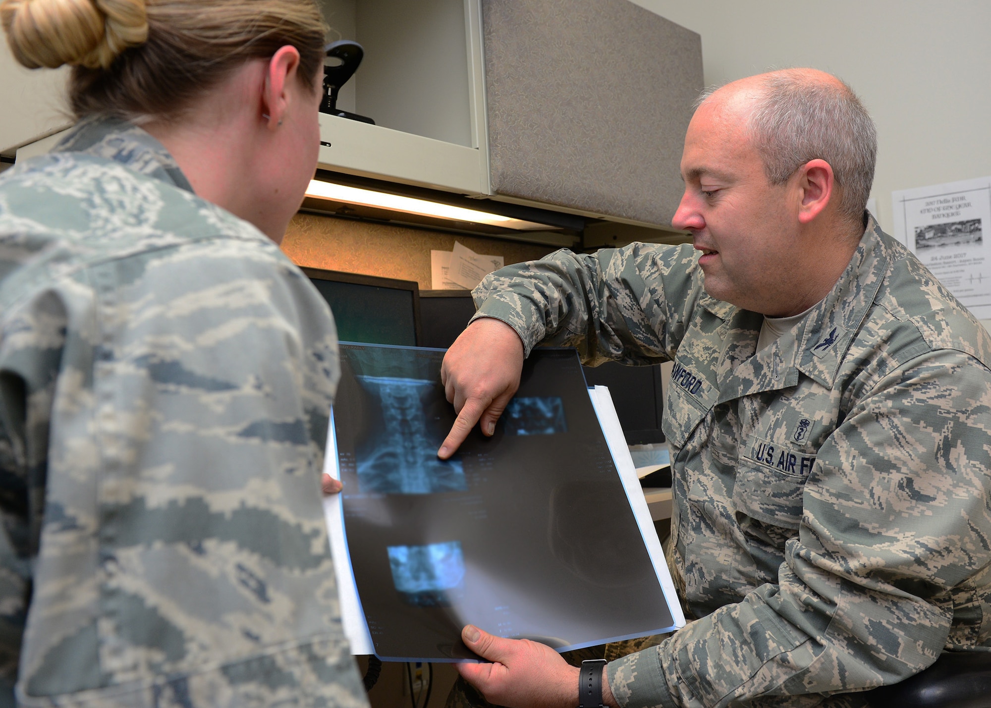 Col. (Dr.) Paul Crawford, 99th Medical Group Professor of Family Medicine Program Director, Nellis Air Force Base, Nev.   Dr. Crawford’s Family Medicine Residency team not only provides comprehensive patient care to Air Force beneficiaries, but also provides 10 board-certified family physicians for the Air Force each year.  (U.S. Air Force photo by Staff Sgt. Kristin High)