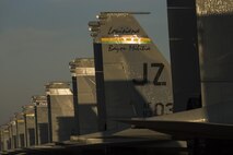 The 122nd Expeditionary Fighter Squadron, comprised of Louisiana and Florida Air National Guard members, arrive to Europe to participate as part of a Theater Security Package at Leeuwarden Air Base, Netherlands, March 28, 2017. While in country, the 122nd EFS will also particpate in Frisian Flag, one of Europe’s largest aerial warfare exercises. For two weeks, fighter aircraft from different countries will carry out various training missions with the focus on international cooperation, international leadership and precision. (U.S. Air Force photo by Staff Sgt. Jonathan Snyder)