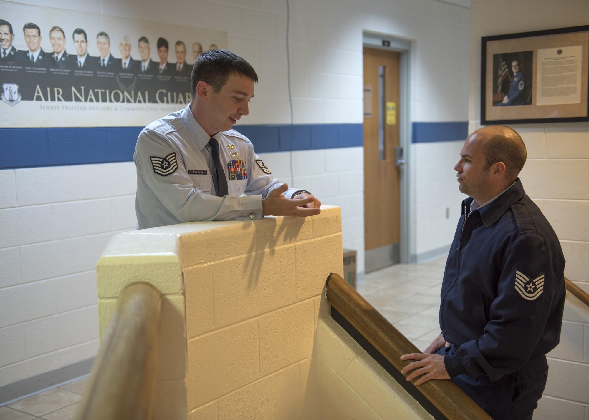 U.S. Air Force Airmen assigned to NCO academy Intermediate Leadership Experience attend group discussions March 15, 2017, at the Air National Guard's Chief Master Sergeant Paul H. Lankford Enlisted Professional Military Education Center in Louisville, Tenn. The total force class of 105  is in week four of the five-week academy. (U.S. Air National Guard photo by Master Sgt. Mike R. Smith)