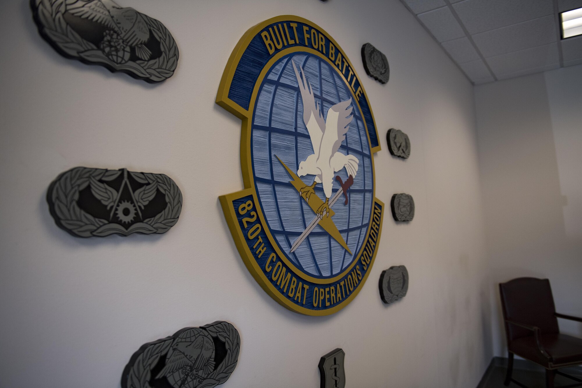 Retired chief of staff Gen. John Jumper, his wife, Ellen, and many former members of the 820th Base Defense Group visited to celebrate the groups 20th Anniversary, March 27 to 30, 2017, at Moody Air Force Base, Ga. Jumper was a command pilot with more than 5,000 flying hours, including 1,400 combat hours. The celebration included an 820th BDG capabilities demo, a reenlistment ceremony and a formal dinner. (U.S. Air Force photo by Airman 1st Class Daniel Snider)