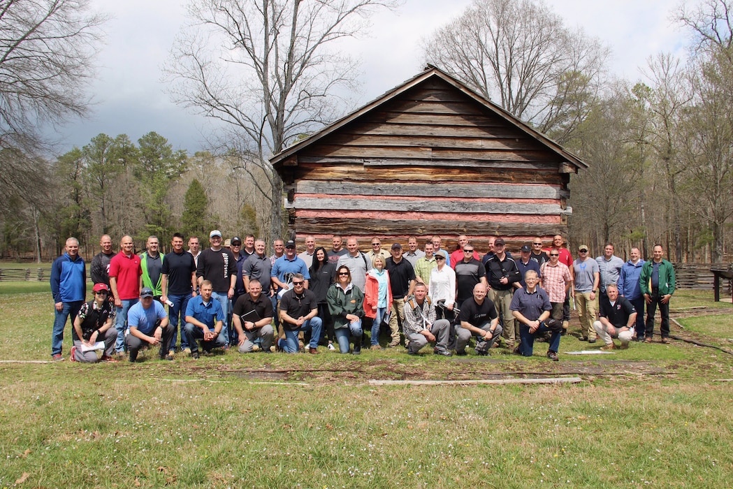 More than 40 Utah Army and Air National Guardsmen participated in this year's TAG Staff Ride to Chickamauga Battlefield in Tennessee, March 27-29, 2017. The goal of the initiative is to advance professional development through the study of leadership decisions that helped define important historic battles. (U.S. Army National Guard photo by Maj. Scott Chalmers)

