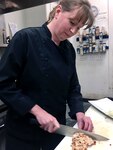 Tech. Sgt. Trisha Willis’ culinary skills go beyond her duties with the 162nd Wing and includes a civilian career as a chef. With a quick movement of her knife, she prepares ingredients for the dinner menu at the golf course where she works in Houston, Texas. “When you put out food, people will talk – good or bad,” she said. 