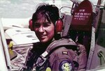 Retired Air Force Lt. Col. Olga Custodio, the first Latina U.S. Air Force pilot, is pictured as a first lieutenant while in flight training. Custodio was one of several area aviators honored March 30, 2017, at the San Antonio Aviation and Aerospace Hall of Fame awards at Port San Antonio, the site of the former Kelly Field.