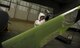 Airman 1st Class Ethan Short, an aircraft structural maintainer with the 1st Special Operations Maintenance Squadron, sprays primer onto a CV-22 Osprey propeller at Hurlburt Field, Fla., March 29, 2017. The primer has corrosion preventive qualities and gives the paint a surface to adhere to. (U.S. Air Force photo by Airman 1st Class Isaac O. Guest IV)