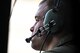 Staff Sgt. Phillip Palmer, 71st Rescue Squadron loadmaster, waits for takeoff inside an HC-130J Combat King II, April 24, 2017, at Moody Air Force Base, Ga. Aircrew members work closely with pararescuemen when conducting jumps. (U.S. Air Force photo by Staff Sgt. Ryan Callaghan)