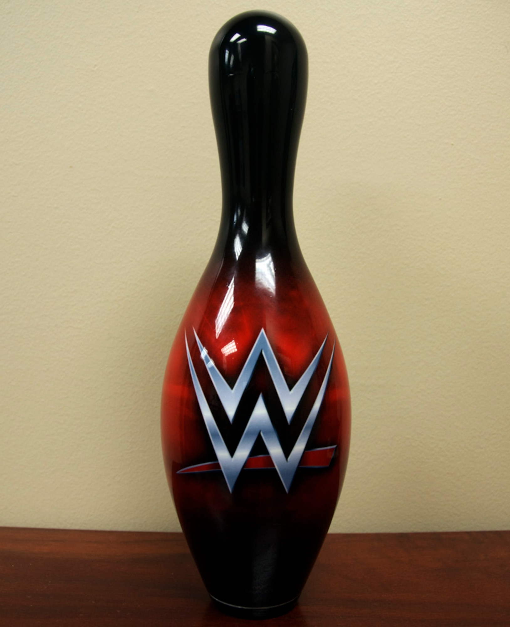 Airmen who participate in the Air Force Services Activity’s WWE Summer Bowling League will receive a licensed WWE pin or bowling ball. 