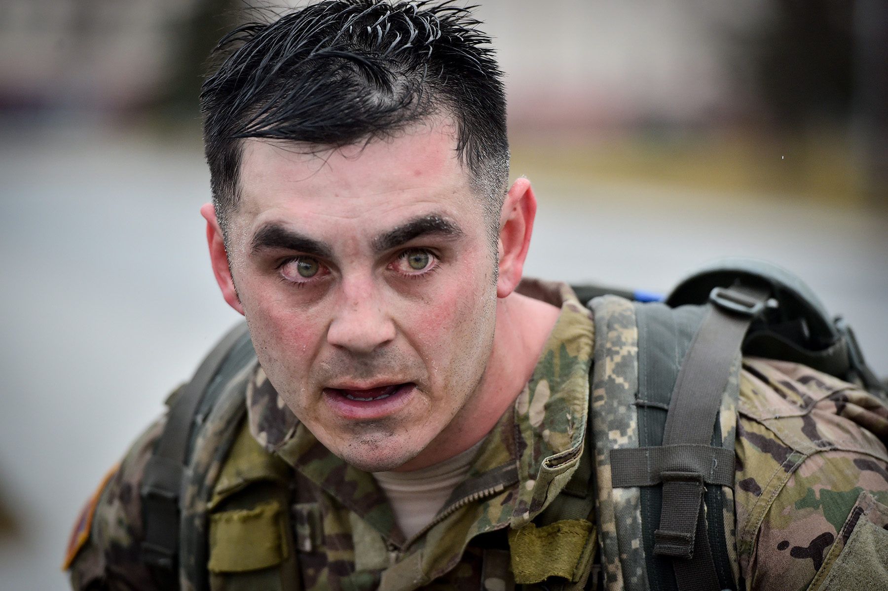 Comanche Paratroopers execute Tactical Foot March