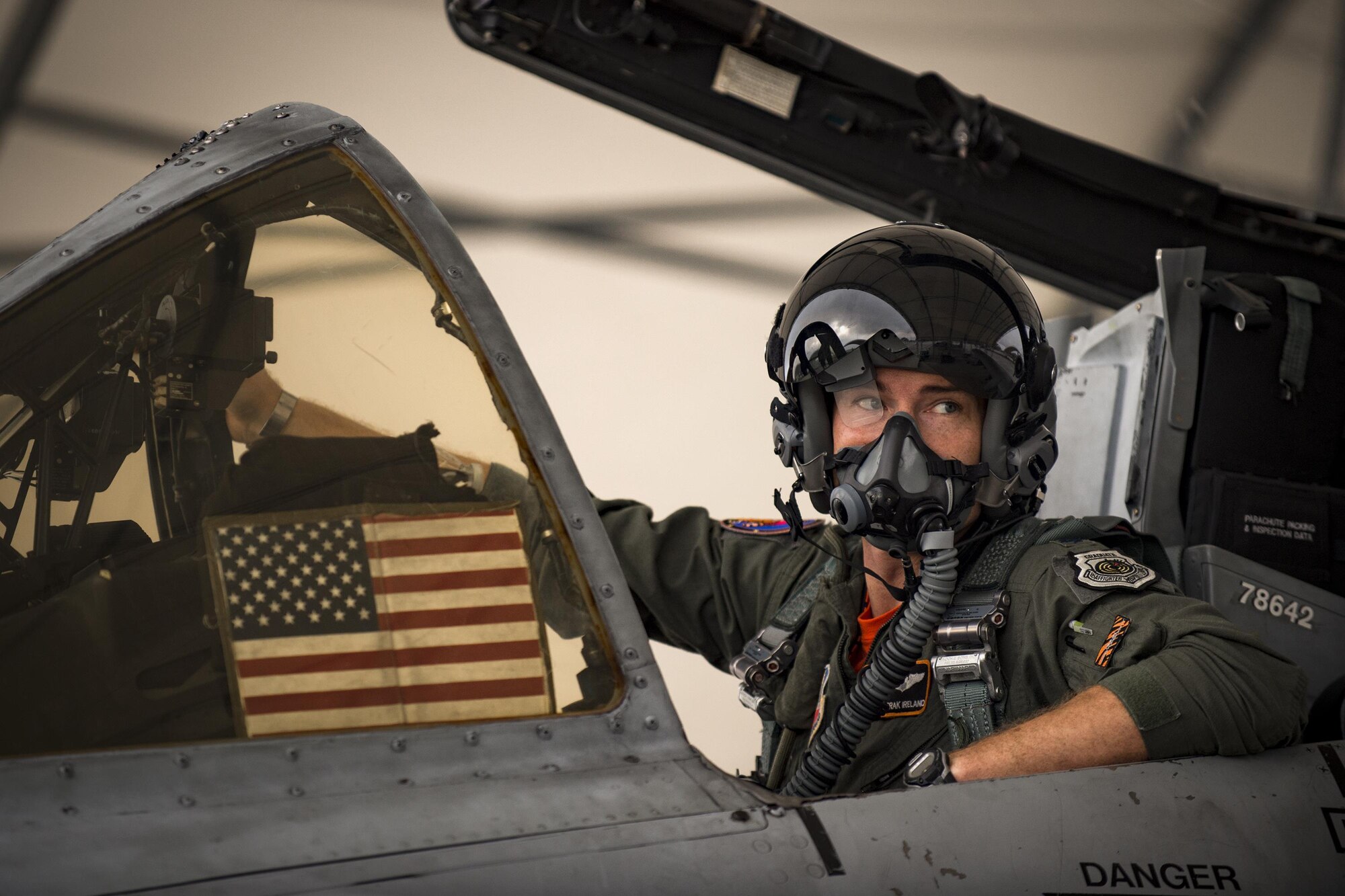 Lt. Col. Dustin Ireland, 23d Operations Support Squadron commander and A-10C Thunderbolt II pilot, prepares for takeoff, April 28, 2017 at Moody Air Force Base. The 75th FS departed for Combat Hammer, an air-to-ground exercise hosted at Hill Air Force Base, Utah. The exercise is designed to collect and analyze data on the performance of precision weapons and measure their suitability for use in combat. (U.S. Air Force photo by Andrea Jenkins)  