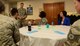 Col. Stephen Snelson, 62nd Airlift Wing vice commander, thanks sexual assault victim advocates for their volunteer work April 27, 2017, at Joint Base Lewis-McChord, Wash. Victim advocates are volunteers who assist with the McChord Field Sexual Assault Prevention and Response program providing essential support, liaison services and care to victims (U.S. Air Force photo/Senior Airman Jacob Jimenez).