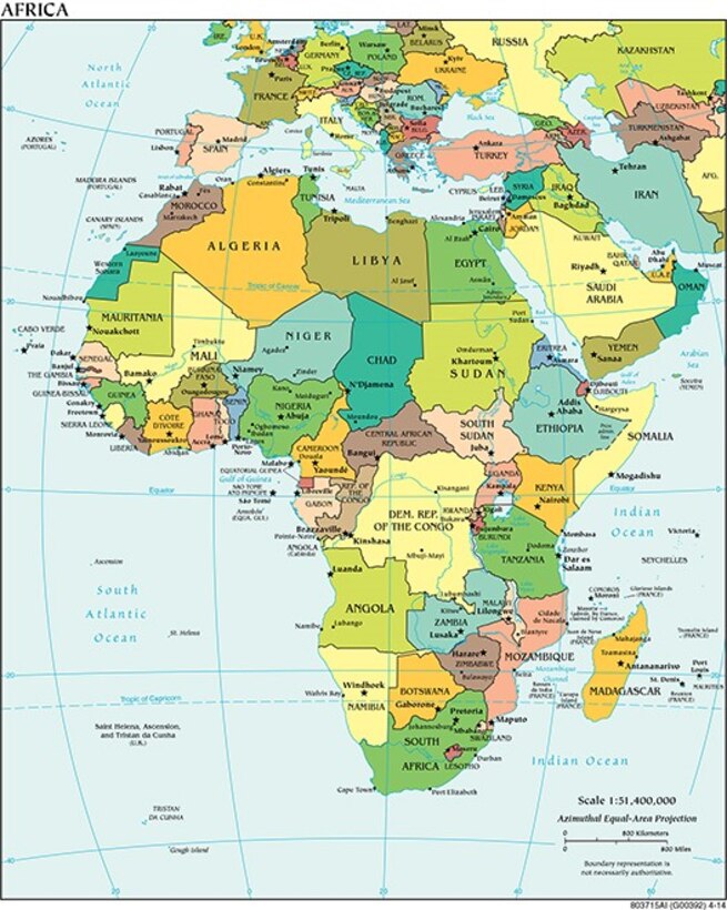 Map of Africa