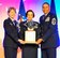 Chief of Air Force Reserve Command, Lt. Gen. Maryanne Miller, and Chief Master Sergeant Ericka Kelly, AFRC command chief, present Chief Master Sgt. James Felton, 445th Airlift Wing command chief, the Chief Master Sergeant Carol Smits AFRC First Sergeant Council of the Year Award during the AFRC 2016 Outstanding Airman of the Year banquet held at the Marriott Golf Resort, Ponte Vedra Beach, Florida, April 12, 2017. The award was presented for the outstanding performance of the 445th AW First Sergeants Council, to include their incredible display of teamwork and their effort to improve wing morale and increase mission effectiveness. The award is named after the first AFRC Command Chief who wore the first sergeant diamond in support of the command’s Airmen prior to obtaining this prestigious appointment. (Courtesy photo)