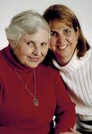 Holocaust survivor Helen Rieder (left) and daughter Renee Rieder Siegel appear together in this photo. Renee presented the story of her late mother’s life through video clips, photographs, quotes and personal explanations to the employees of DLA Troop Support and NAVSUP Weapon Systems Support April 26, 2017. Renee shared her mother’s approach to resilience and her messages on choices and tolerance during the Holocaust Days of Remembrance program.