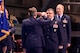 Brig. Gen. William T. Cooley salutes Gen. Ellen M. Pawlikowski, Air Force Materiel Command commander, after assuming command of the Air Force Research Laboratory during a change of command ceremony in the National Museum of the United States Air Force at Wright-Patterson Air Force Base, Ohio, May, 2, 2017. Cooley replaces Lt. Gen. Robert D. McMurry Jr., who assumed command of the Air Force Life Cycle Management Center from Lt. Gen. John F. Thompson during the same ceremony. (U.S. Air Force photo/Wesley Farnsworth)