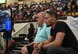 Floyd Winters, Air Force wrestling head coach, watches a wrestling match during the Senior Greco-Roman World team trials in Las Vegas, Nev., April 29, 2017. Winters has been a member of the USA National coaching staff for more than 25 years. (U.S. Air Force photo by Airman 1st Class Breanna Carter)