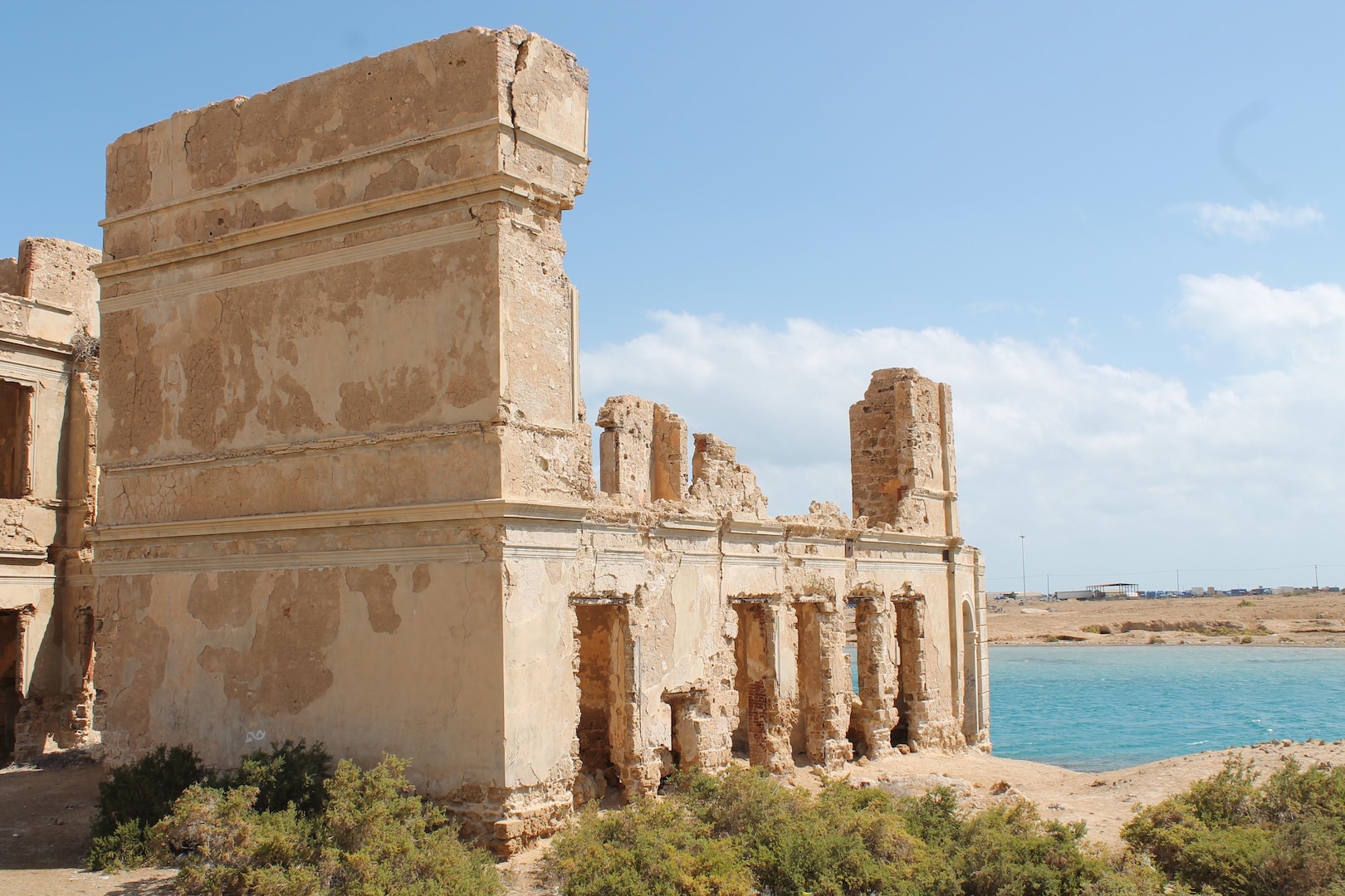 Suakin port in north-eastern Sudan, on the west coast of the Red Sea. 