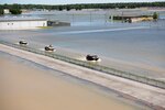 Soldiers from the Arkansas National Guard's 87th Troop Command assisted Randolph County authorities with evacuation assistance in Pocahontas Tuesday, May 2, 2017. The Soldiers were activated in response to flooding in the area from multiple rivers.