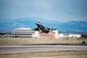 An F-16 Fighting Falcon aircraft from the 120th Fighter Squadron, 140th Wing, takes off at Buckley Air Force Base, Colorado on its way to Kadena Air Base, Japan for a deployment in support of the Theater Security Package.