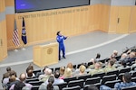 In the latest installment of the Masterminds series, NASA astronaut Dr. Serena Auñón-Chancellor spoke to employees April 17 at DIA HQ. Auñón-Chancellor described her experience in the astronaut selection and training program, her upcoming mission to the International Space Station and working with foreign counterparts. 