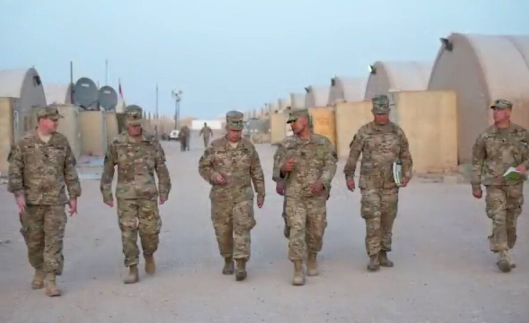 Lt. Gen. Todd Semonite reports from Kuwait with the 420th Engineer Battalion. Click below to see more...