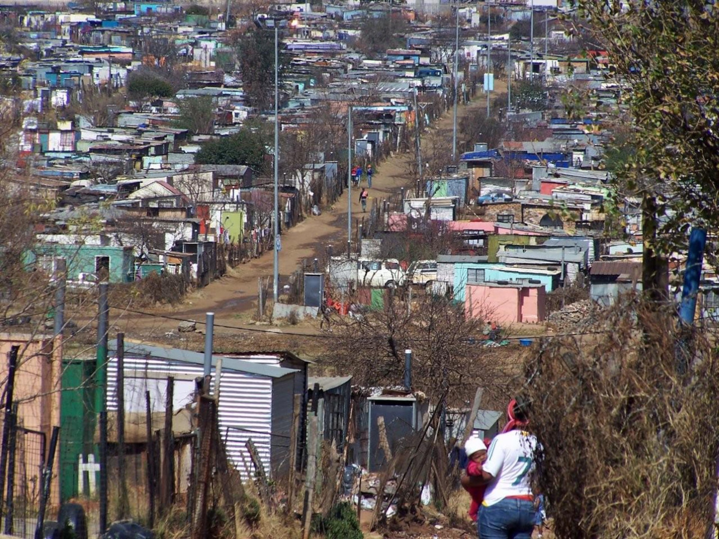 Soweto Housing in Johannesburg. South Africa.