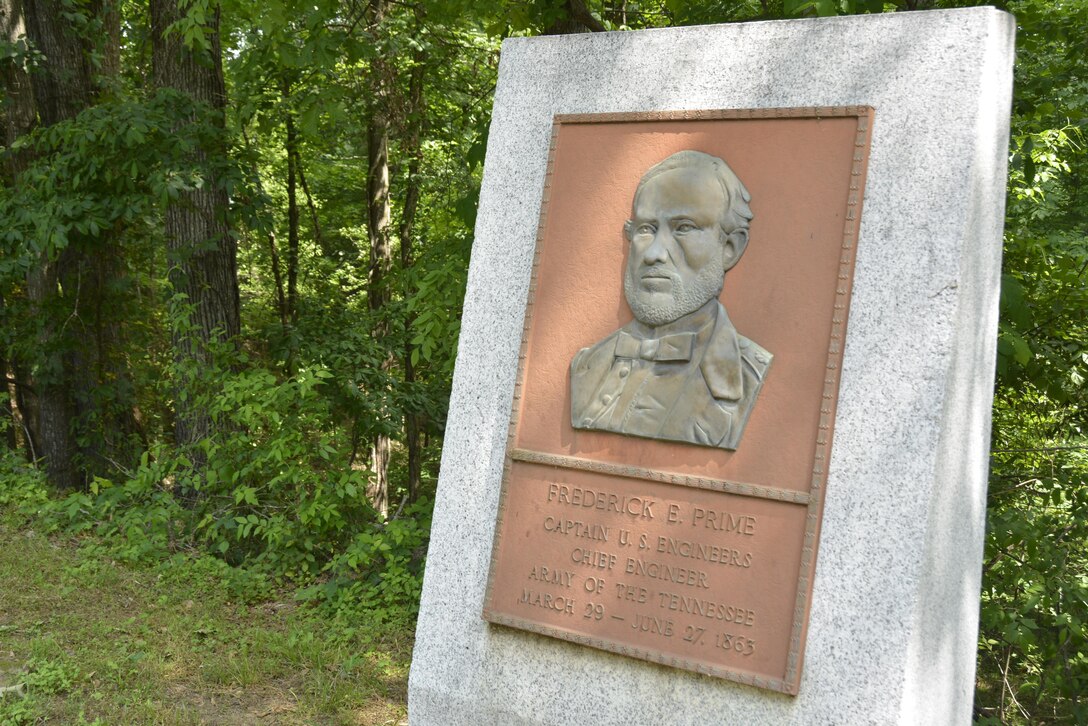 Capt. Frederick Prime, chief engineer of the department, was charged with overseeing the encircling of Vicksburg, which coupled with the naval blockade on the Mississippi River to effectively cut off communications and supply to the city and Confederate troops.