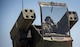 Spc. Christopher Bazan, a Soldier with the Florida National Guard’s 3rd Battalion, 265 Air Defense Artillery Regiment, adjusts his helmet before closing the canopy on the Avenger’s turret April 20, 2017.  The unit, along with the Army’s Stinger Based Systems, used the Eglin Air Force Base range to test fire stinger missiles from the vehicle. (U.S. Air Force photo/Samuel King Jr.)