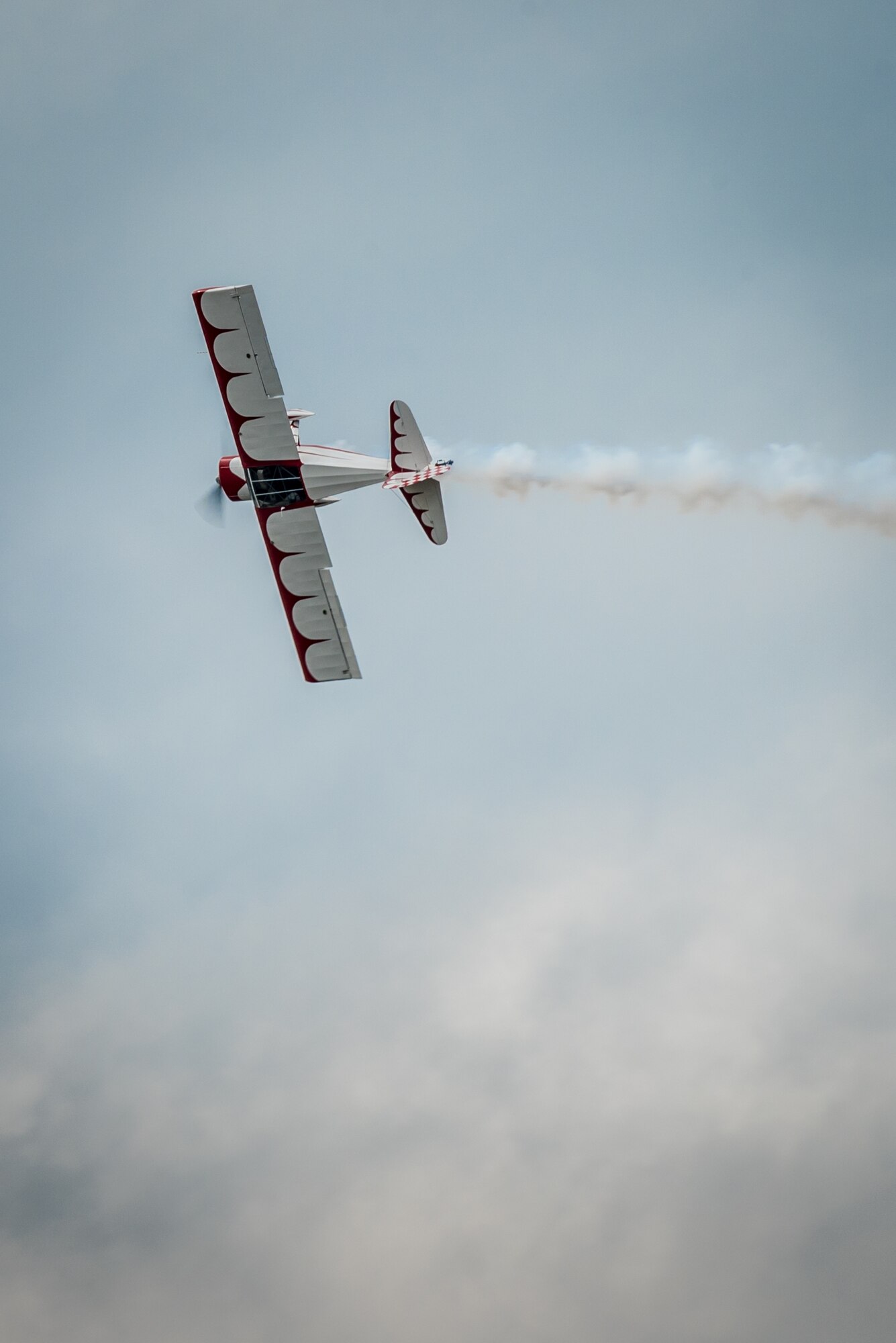 Nick Coleman, a pilot in the Kentucky Air National Guard’s 123rd Airlift Wing, flies an aerial demonstration in his personal T-Craft airplane April 22, 2017, during the Thunder Over Louisville air show in Louisville, Ky. The annual event has grown to become the largest single-day air show in the nation. (U.S. Air National Guard photo by Lt. Col. Dale Greer)