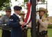 Dyess Honor Guard and 7th Security Forces Squadron Airmen participated in the Peace Officer Flag/Wreath Ceremony in Abilene, Texas, May 3, 2017. The ceremony was held in remembrance of law enforcement officers, including K-9s, across Texas who have died in the line of duty. There were 26 fallen officers honored.