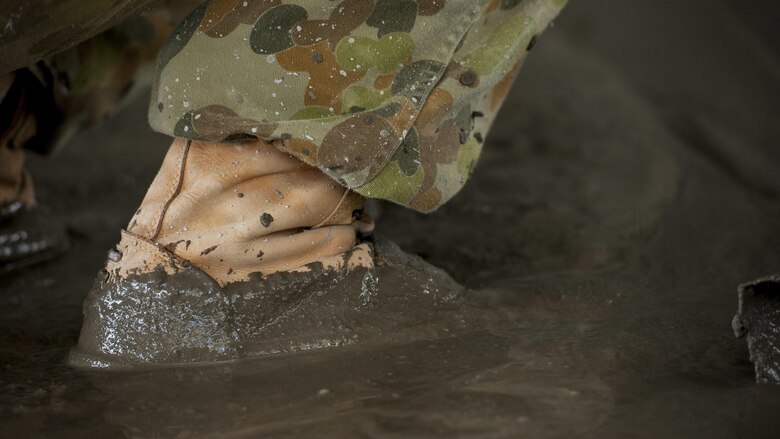 An Australian Army carpenter pours floor concrete during Balikatan 2017 in Ormoc City, Leyte, April 29, 2017. Australian Soldiers, U.S. service members, and the Armed Forces of the Philippines worked together to build new classrooms at Margen Elementary School in Ormoc City. Balikatan is an annual U.S.-Philippine bilateral military exercise focused on a variety of missions, including humanitarian assistance and disaster relief, counterterrorism and other combined military operations. 