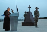 Soldiers of the Australian New Zealand Army Corps commemmorate ANZAC day at the Australian Embassy in Kuwait City Kuwait April 25, 2017. The ceremony remembers the ANZAC forces landing at Gallipolli, Turkey April 25, 1915.