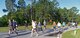 Air Commandos begin a 5K run at Hurlburt Field, Fla., May 5, 2017. Both Airmen and civilians at Headquarters Air Force Special Operations Command ran together during a physical training session. (U.S. Air Force photo/Staff Sgt. Melanie Holochwost)