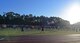 The Headquarters Air Force Special Operations Command staff warms up for a 5K run at Hurlburt Field, Fla., May 5, 2017. These Air Commandos meet once a month to work out together. (U.S. Air Force photo/Staff Sgt. Melanie Holochwost)