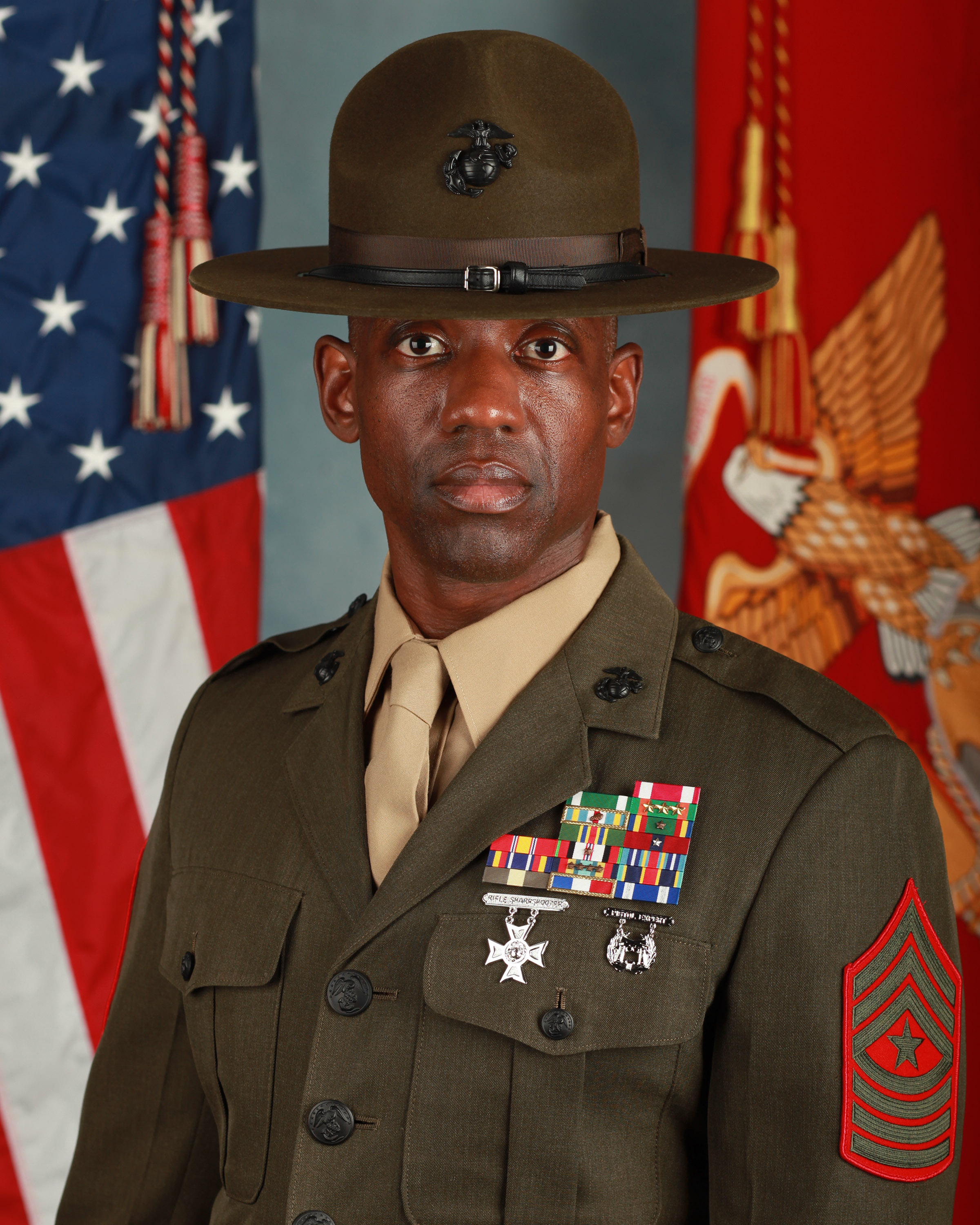 Sgt. Maj. Oranjel A. Leavy > Marine Corps Recruit Depot, Parris Island ...