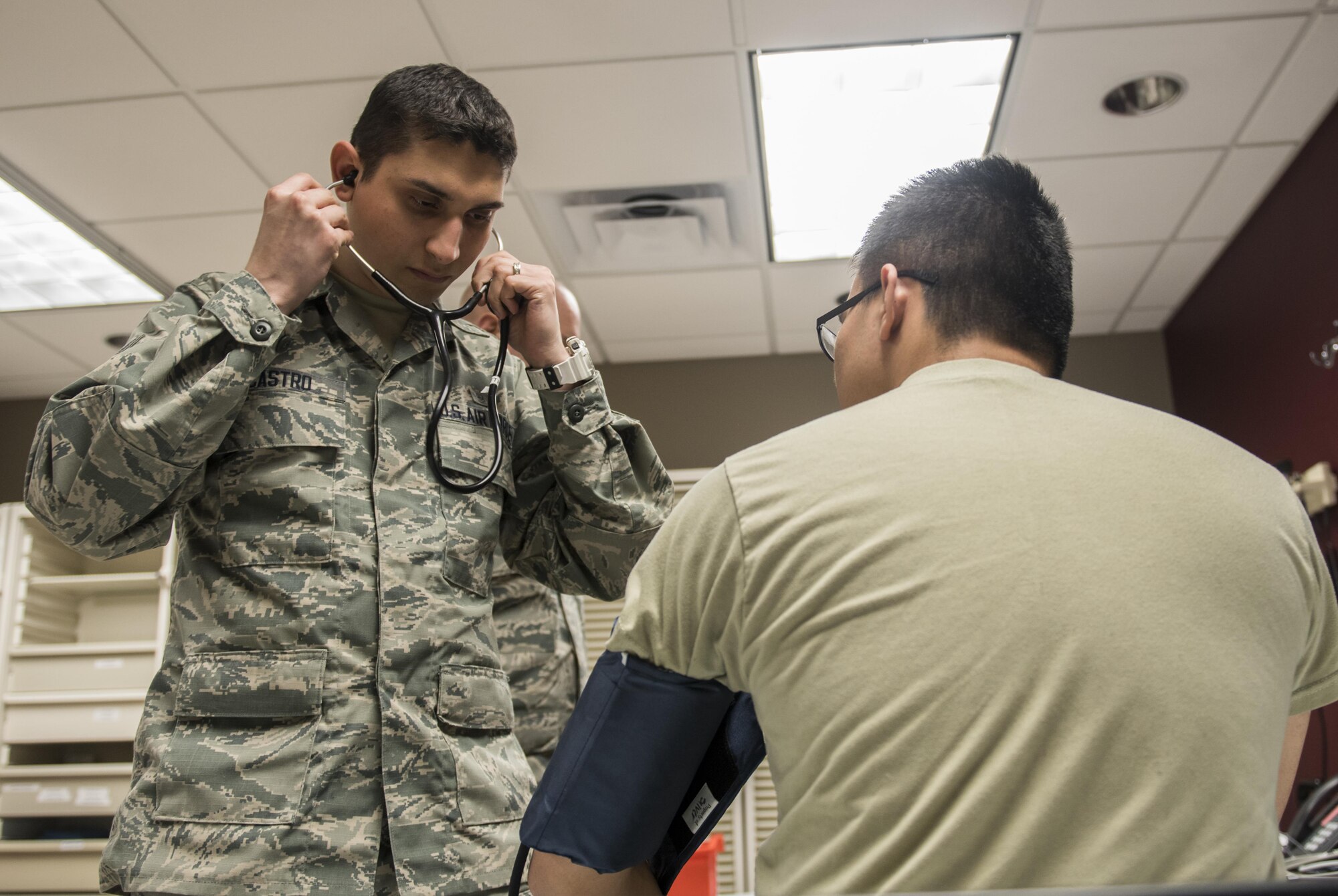 Historically, the Air Force nurse and technician celebration week is rooted in remembering the birth and legacy of Florence Nightingale. Nurse Nightingale was the first nurse who became famous for treating wounded soldiers during the Crimean War. (U.S. Air Force photo/Airman 1st Class Sean Campbell)