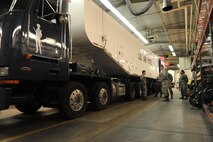 Maj. Gen. Gene Kirkland, Air Force Material Command director of logistics, civil engineering and force protection, talks with Airmen at Minot Air Force Base, N.D., Apr. 28, 2017. Kirkland visited to discuss logistics 5th Bomb Wing and 91st Missile Wing Airmen and speak at the 91st Maintenance Group Maintenance Professional of the Year banquet. (U.S. Air Force photo/Airman 1st Class Jessica Weissman)