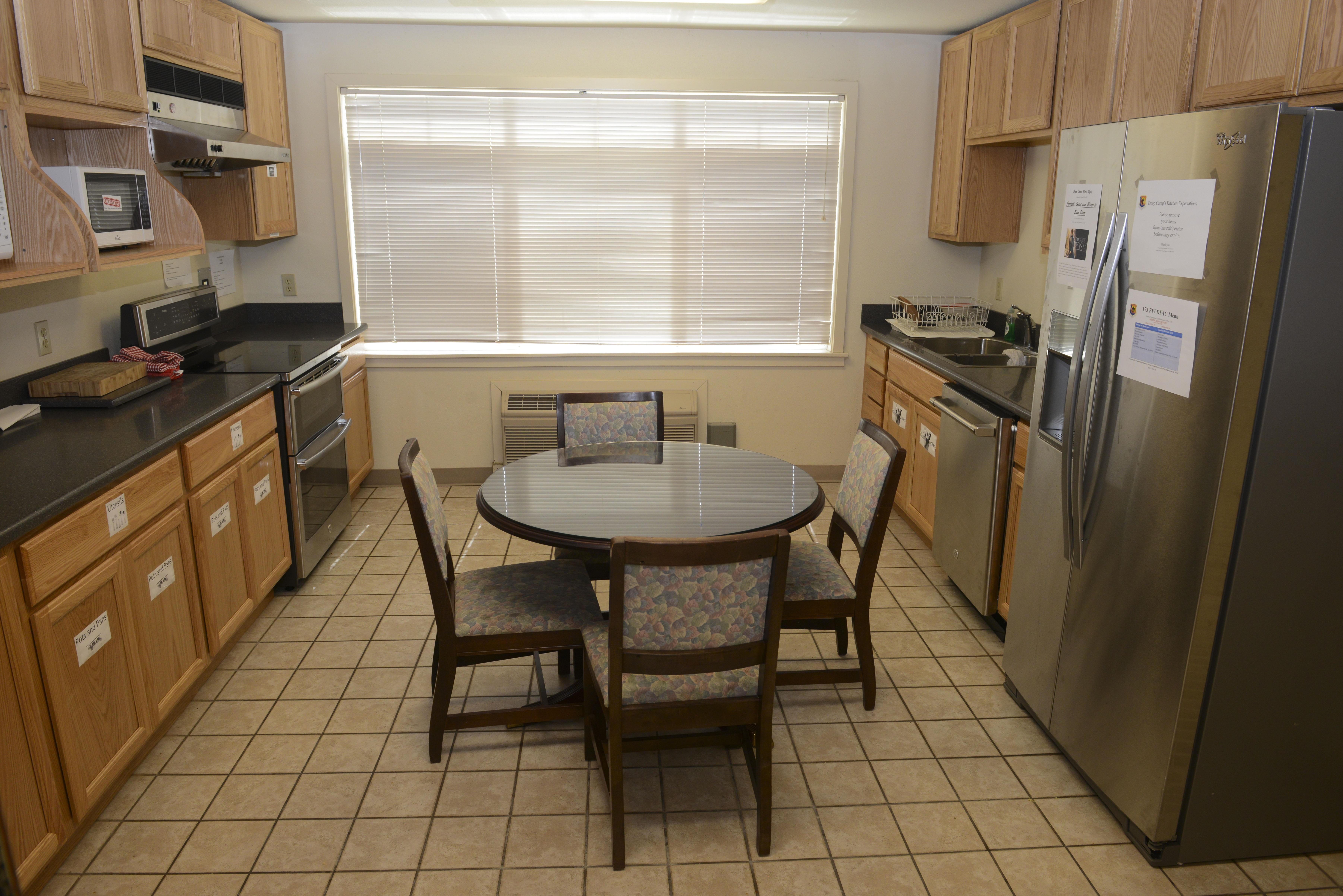 Troop Housing Undergoes A Renovation Improving Rooms Kitchen