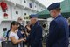 Senior Leaders from Andersen Air Force Base express condolences at Lt Col. (Ret.) Chuck McManus’ funeral at the Guam Veterans Cemetery April 26, 2017, in Piti, Guam. McManus was directly involved with Linebacker II and he was the deputy director of plans at Andersen AFB. Linebacker II was an intensive bombing campaign in December 1972 ordered by President Richard Nixon to persuade the North Vietnamese to return to the Paris peace talks. The campaign lasted 11 days, totaled more than 700 sorties and more than 15,000 tons of munitions were used (U.S. Air Force photo by Airman 1st Class Christopher Quail)