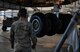 Staff Sgt. Brian Crea, 721st AMXS airlift specialist mission maintenance craftsman, watches the front landing gear of a C-5M Galaxy to ensure it is functioning properly on Ramstein Air Base, Germany, May 3, 2017. The number four main landing gear malfunctioned during the aircraft’s landing at Ramstein. After the crew made a safe landing, the C-5 was towed and jacked to repair the broken gear and inspect all others to ensure they are working properly by Airmen assigned to the 721st AMXS and 60th AMXS.  (U.S. Air Force Senior Airman Tryphena Mayhugh)