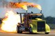 The Shockwave Jet Truck races down the flightline during the 2017 Barksdale Air Force Base Airshow, May 6. Shockwave is the Guinness Book world record holder for the fastest jet truck in the world at 376 mph. (U.S. Air Force photo/Airman 1st Class Curt Beach)