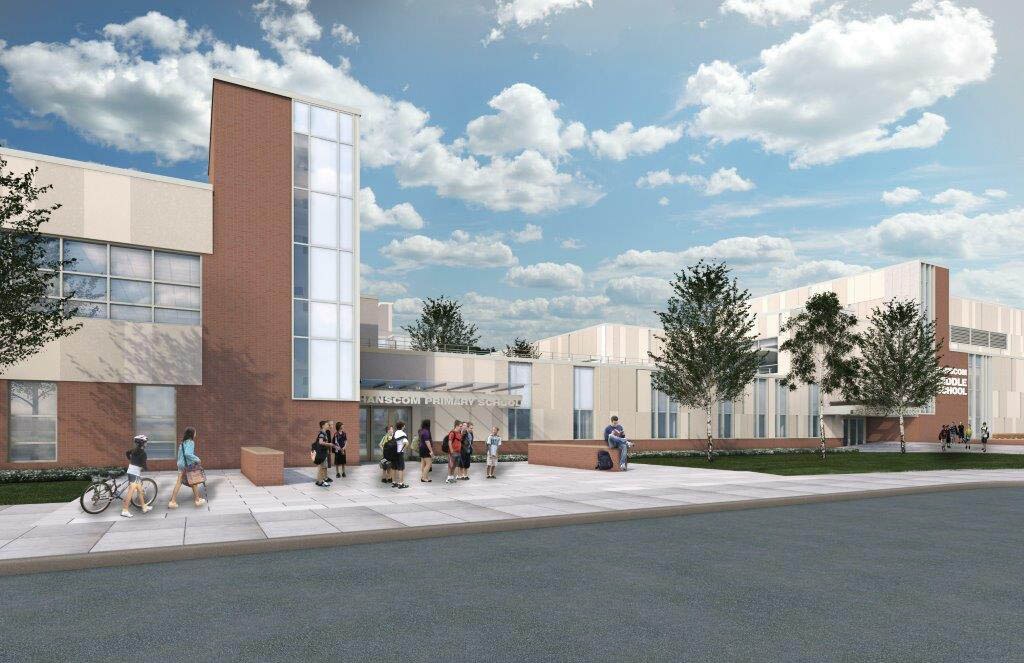 Artist’s rendition of the Hanscom Primary School.