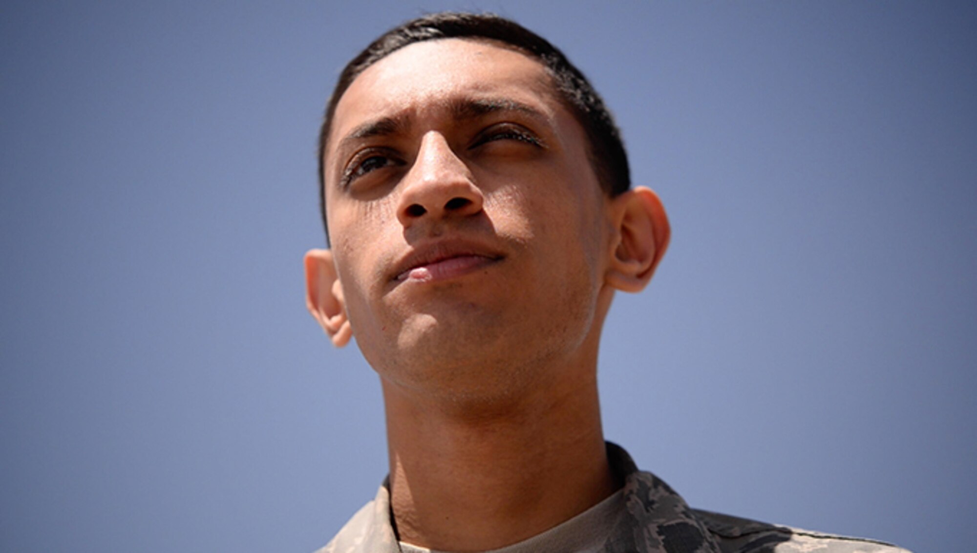 Airman 1st Class Ghamanpreet Ahluwalia, 309th Fighter Squadron weapons simulation technician, poses for a portrait April 28, 2017, at Luke Air Force Base, Ariz. After being accepted into the U.S. Air Force Academy, Ahluwalia aspires to become a U.S Air Force fighter pilot. (U.S. Air Force photo by Airman 1st Class Alexander Cook) 