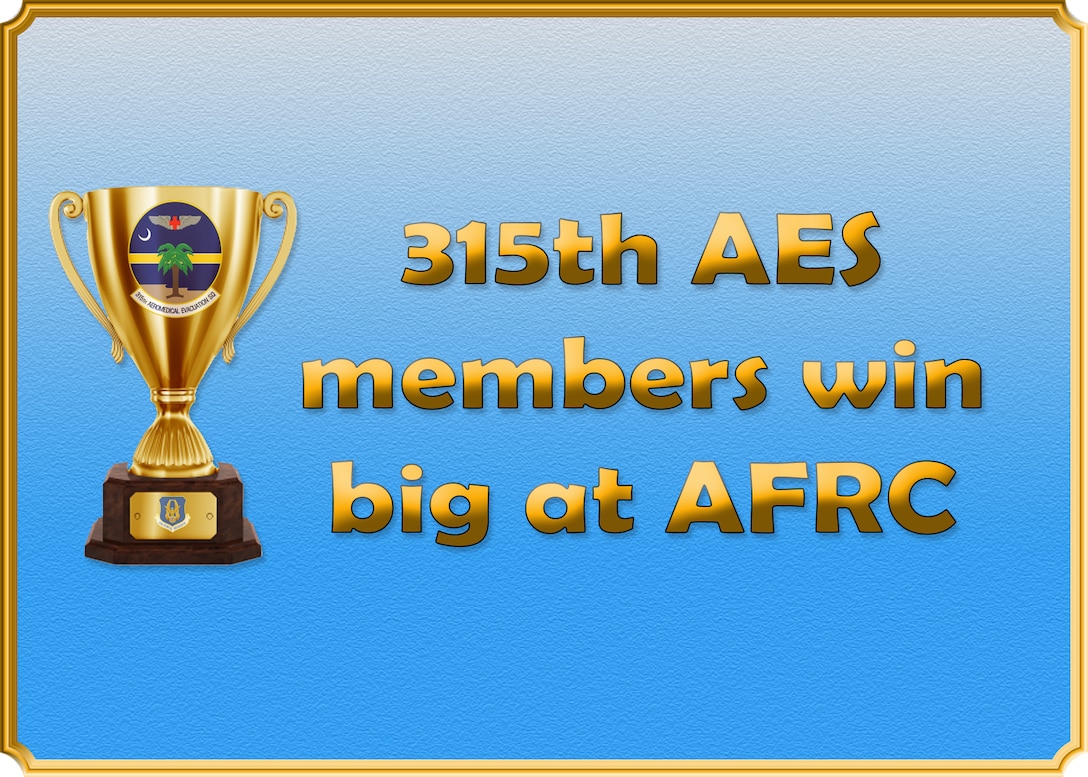 Three Citizen Airmen of the 315th Aeromedical Evacuation Squadron at Joint Base Charleston were recently named the best at what they do in the Air Force Reserve.

The following individuals were recipients of AFRC-level:

Maj. Lee Knoell, Outstanding Air Force Reserve Technician of the Year
Master Sgt. Michelle Carpenter, Outstanding Air Force Reserve Technician
Master Sgt. Michelle Geers, Outstanding Air Force Crew Member of the Year