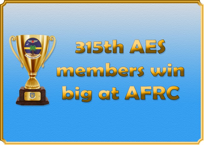 Three Citizen Airmen of the 315th Aeromedical Evacuation Squadron at Joint Base Charleston were recently named the best at what they do in the Air Force Reserve.

The following individuals were recipients of AFRC-level:

Maj. Lee Knoell, Outstanding Air Force Reserve Technician of the Year
Master Sgt. Michelle Carpenter, Outstanding Air Force Reserve Technician
Master Sgt. Michelle Geers, Outstanding Air Force Crew Member of the Year